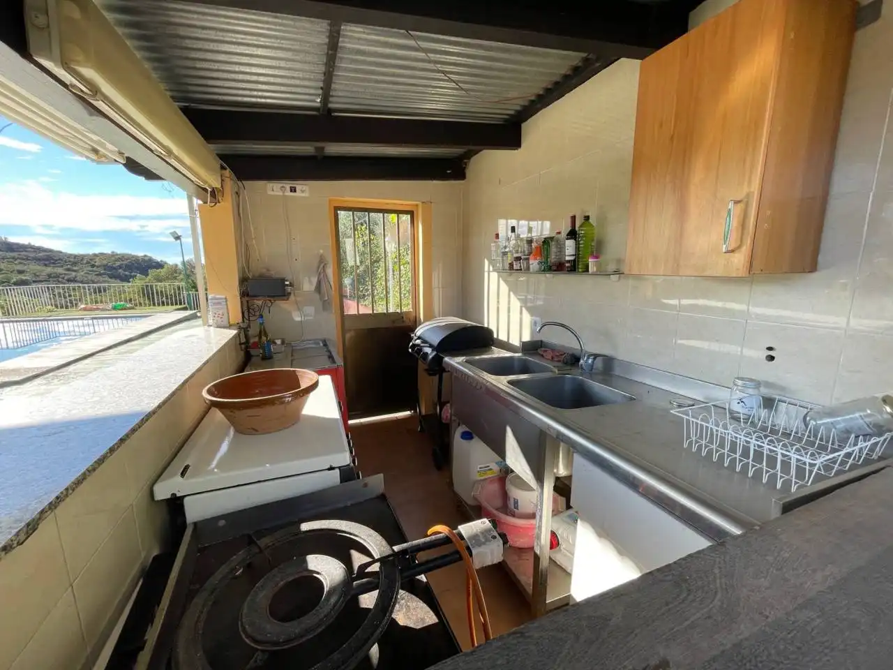 Cocina de Finca rústica en venta en Estepona con Jardín privado y Piscina