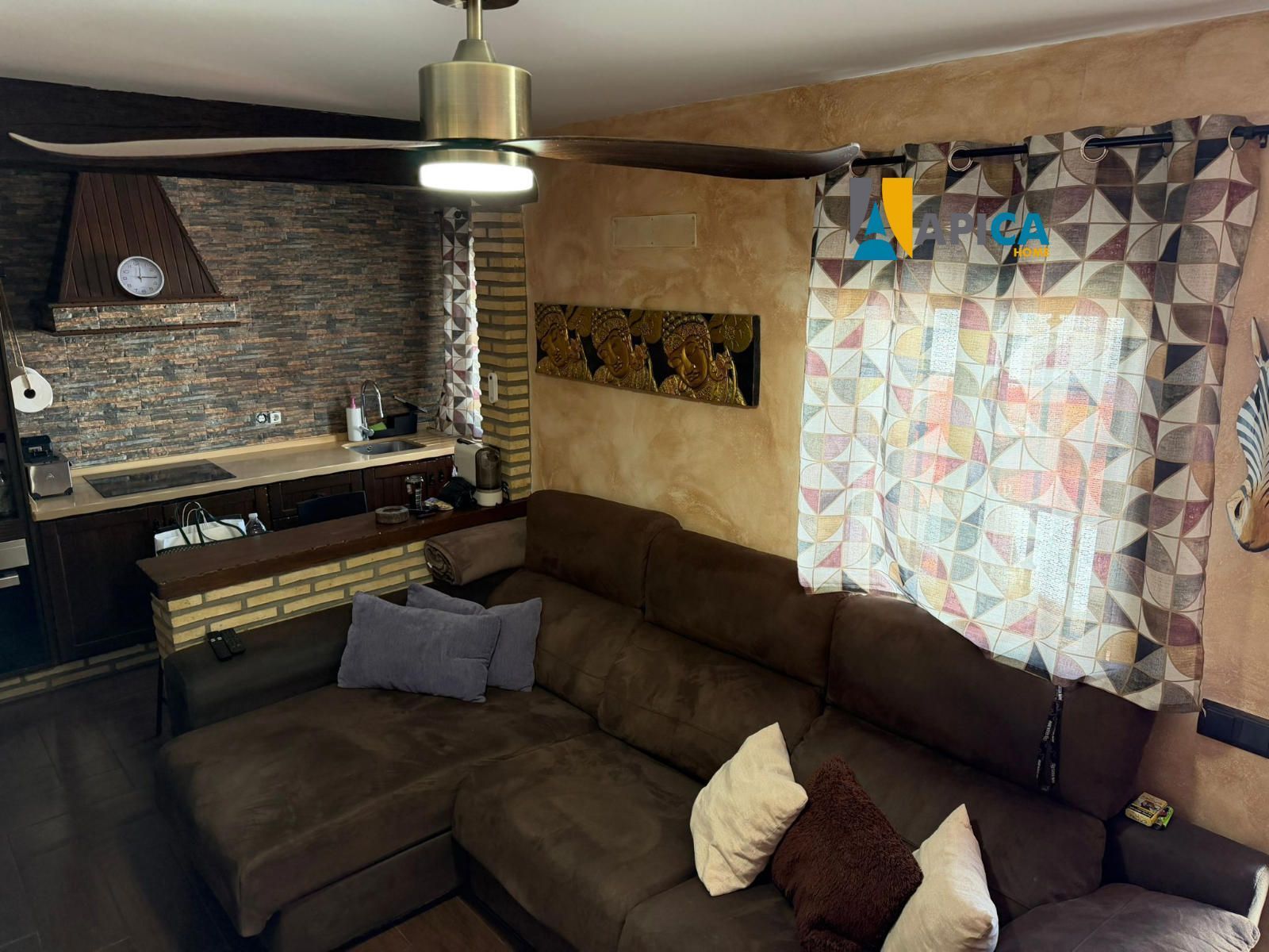 Living room of Single-family semi-detached for sale in Barbate  with Furnished