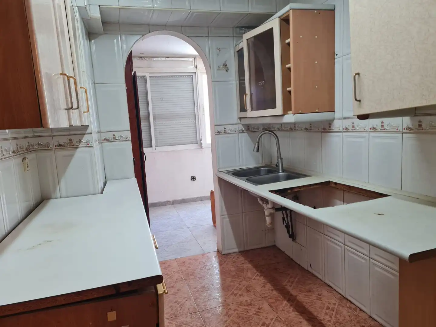 Kitchen of Flat for sale in Móstoles  with Air Conditioner, Heating and Terrace