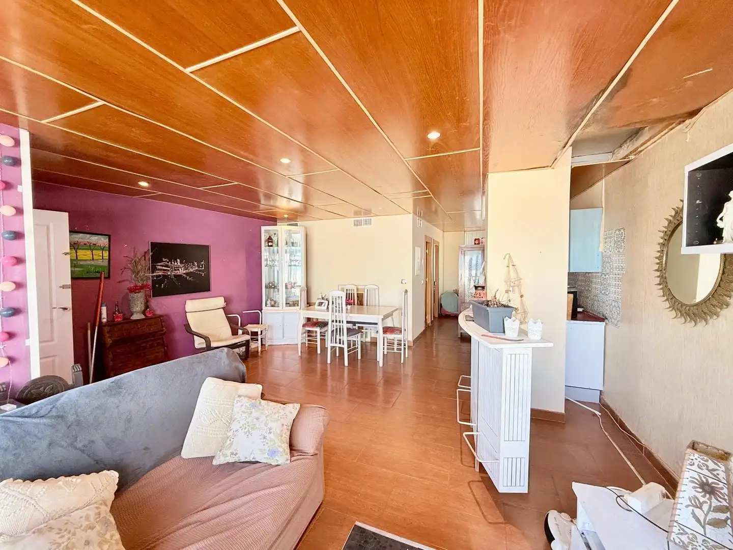 Living room of Attic for sale in Roquetas de Mar  with Terrace