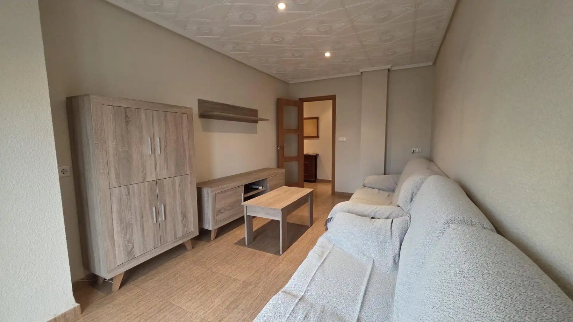 Living room of Flat for rent in Elche / Elx  with Air Conditioner, Heating and Furnished