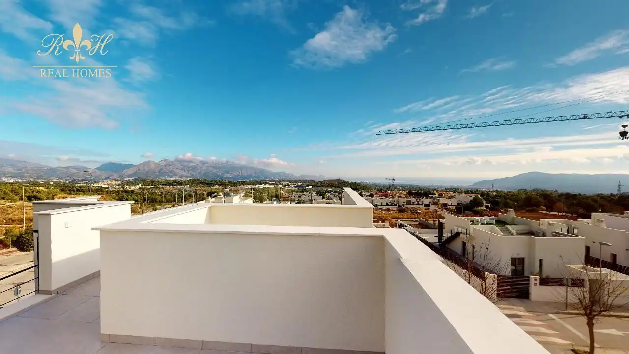Vista exterior de Casa o chalet en venta en Polop con Aire acondicionado, Calefacción y Trastero