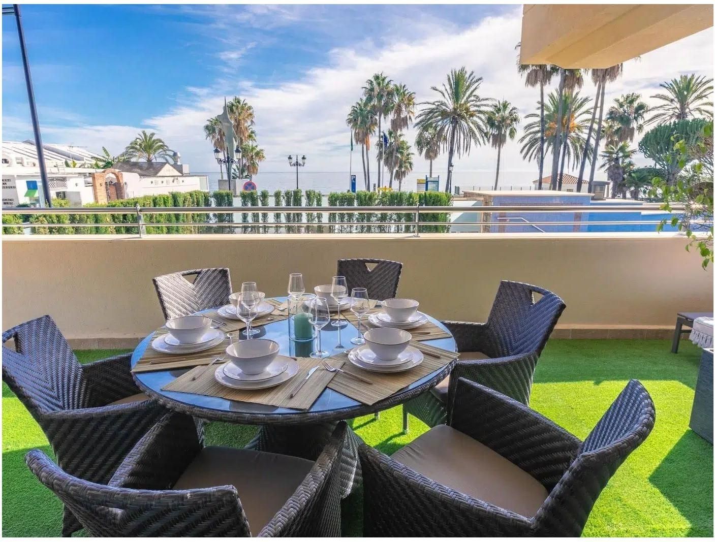 Terrace of Apartments for sale in Marbella  with Air Conditioner, Private garden and Terrace
