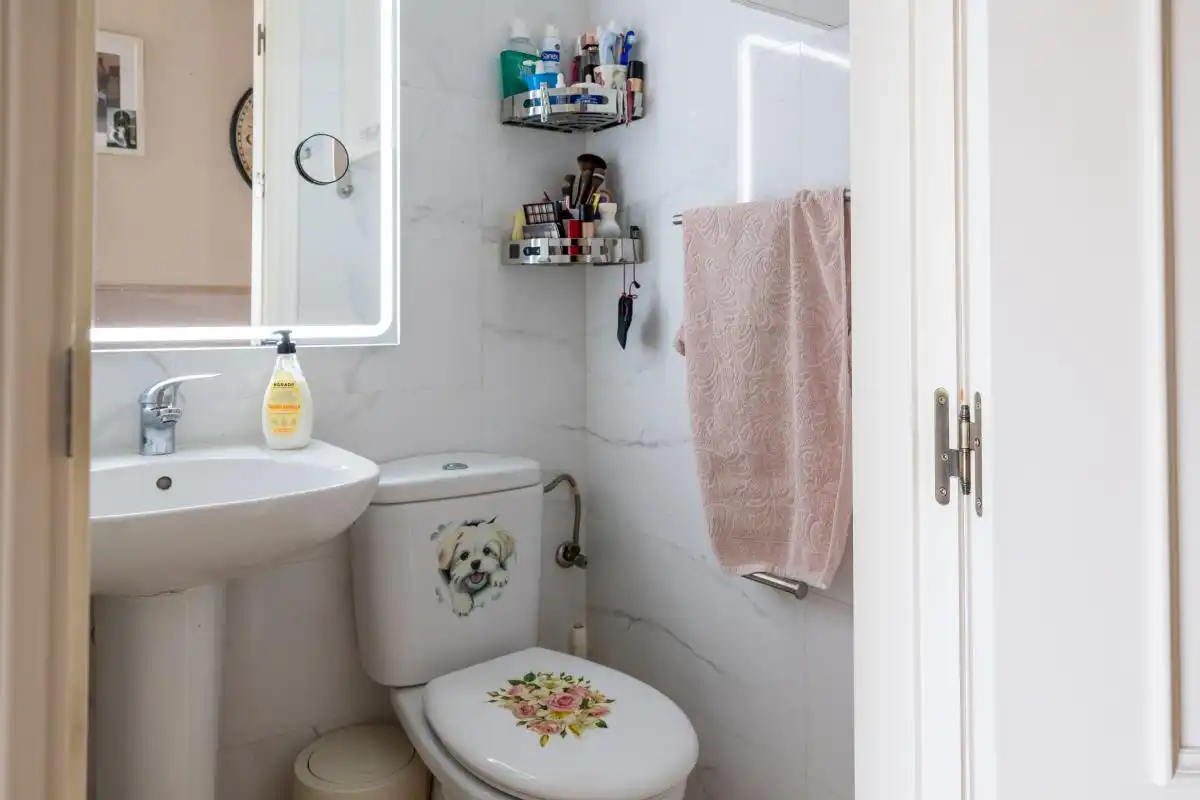 Baño de Casa adosada en venta en Niebla con Aire acondicionado, Calefacción y Terraza