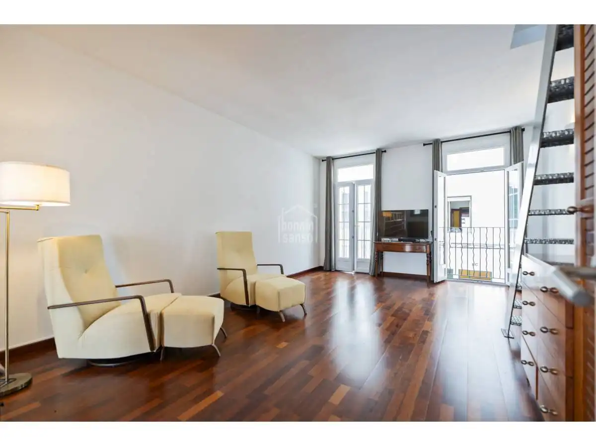 Sala de estar de Casa o chalet en venta en Maó - Mahón con Calefacción, Terraza y Amueblado