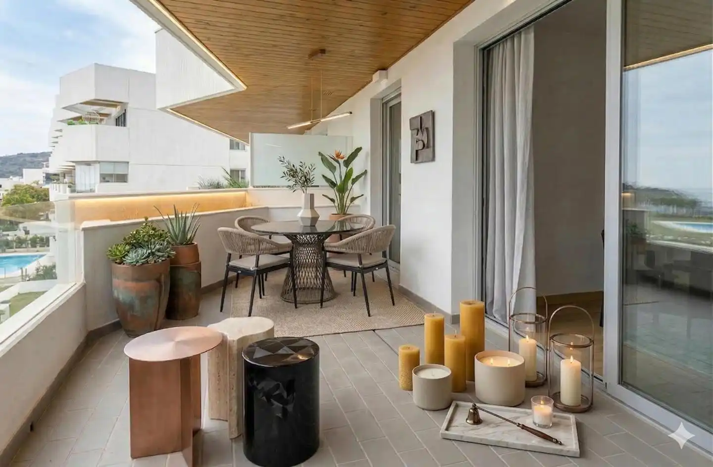 Terrace of Flat for sale in Málaga Capital  with Air Conditioner, Terrace and Storage room