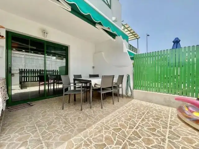 Terrasse von Wohnung zur Miete in Maspalomas - Meloneras