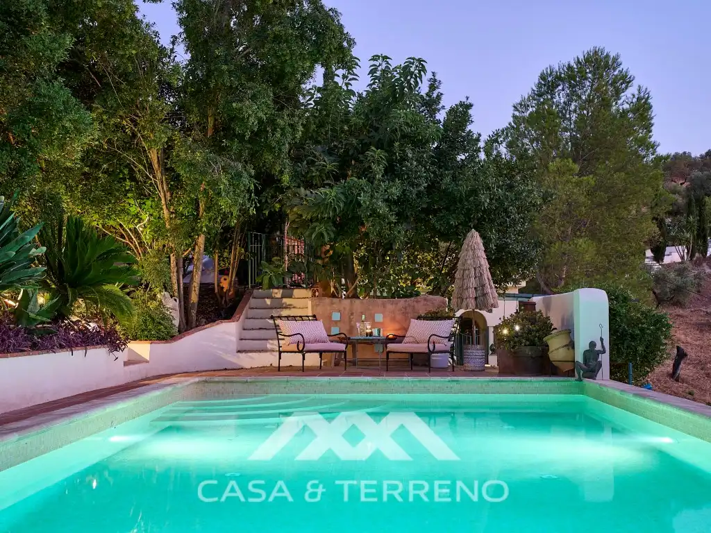 Terraza de Casa o chalet en venta en Comares con Aire acondicionado, Terraza y Piscina