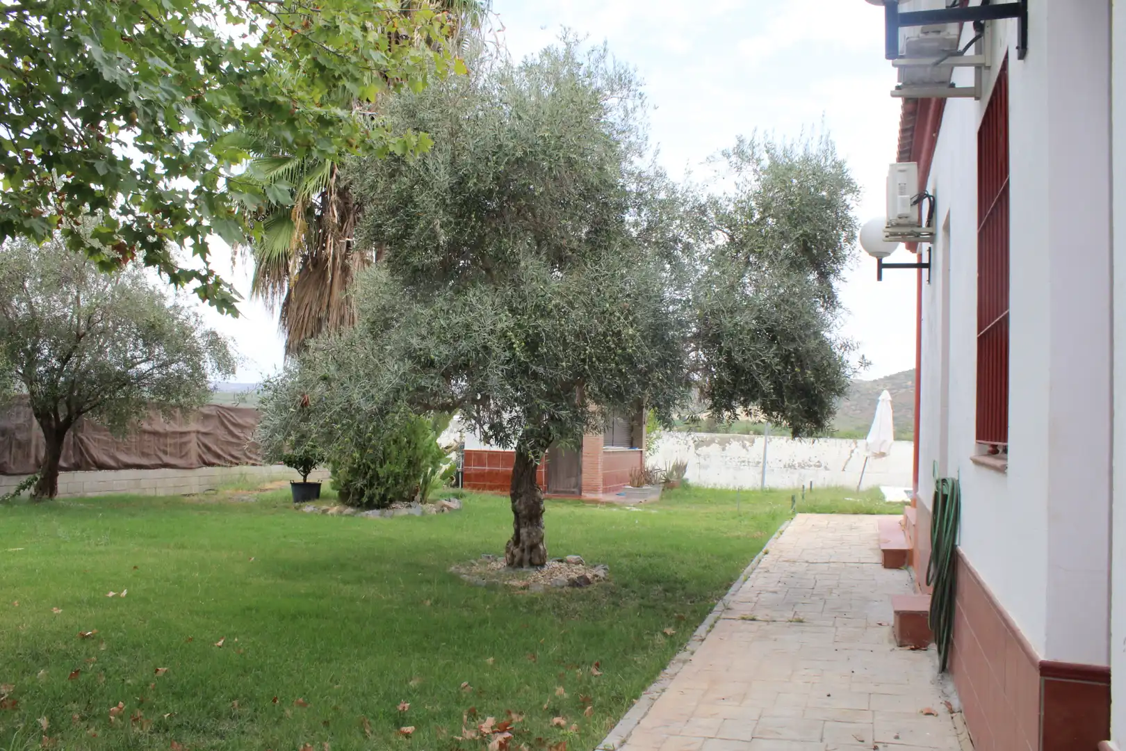 Jardín de Casa o chalet en venta en Villaverde del Río con Aire acondicionado, Jardín privado y Trastero