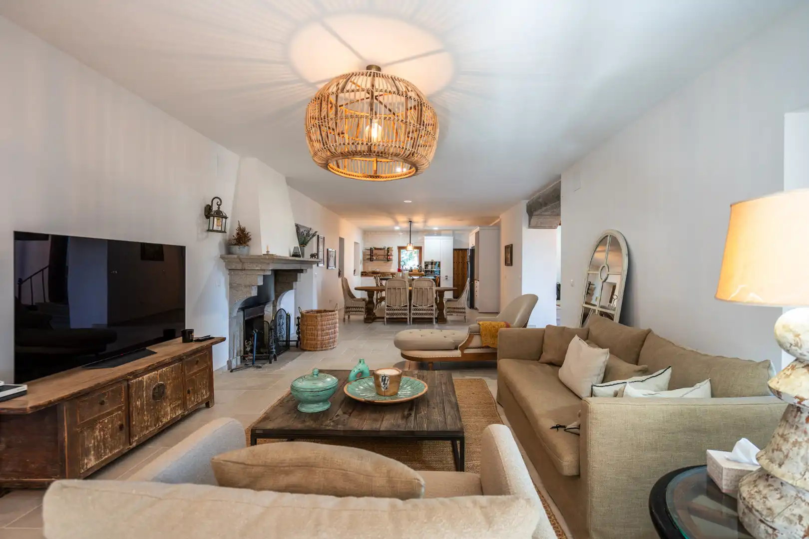 Sala de estar de Finca rústica en venta en Guadarrama con Aire acondicionado, Calefacción y Jardín privado