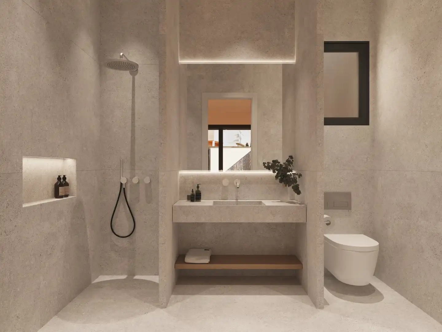 Bathroom of Detached homes for sale in Roda de Berà  with Air Conditioner, Heating and Private garden