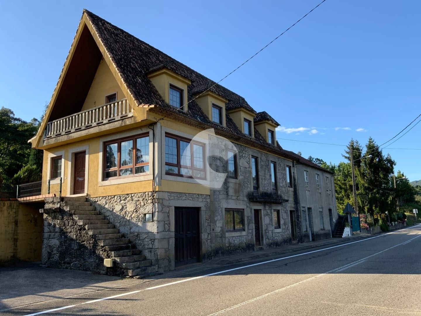 Exterior view of Single-family semi-detached for sale in Tomiño  with Private garden