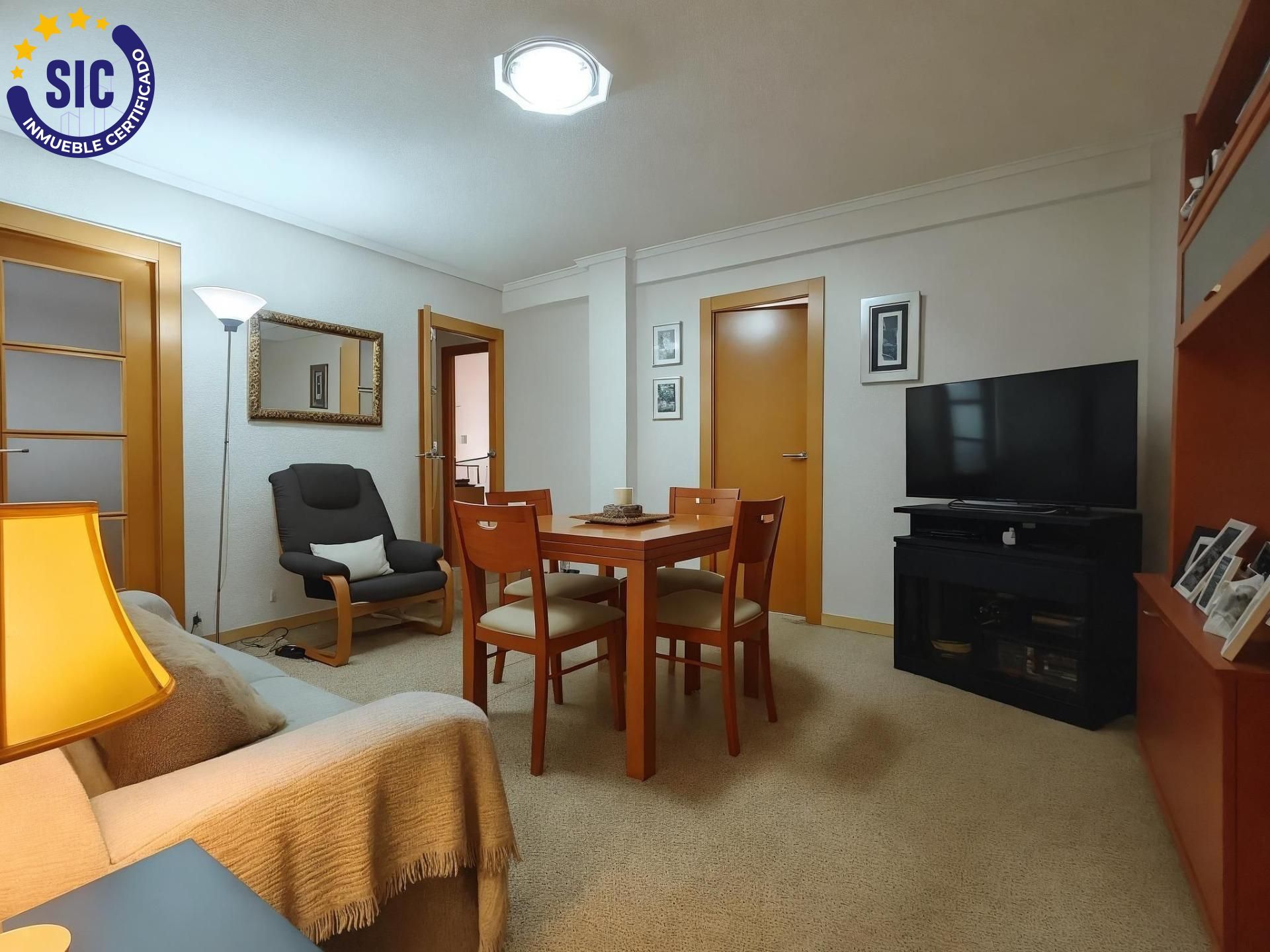 Sala de estar de Piso en venta en  Valencia Capital con Aire acondicionado y Balcón