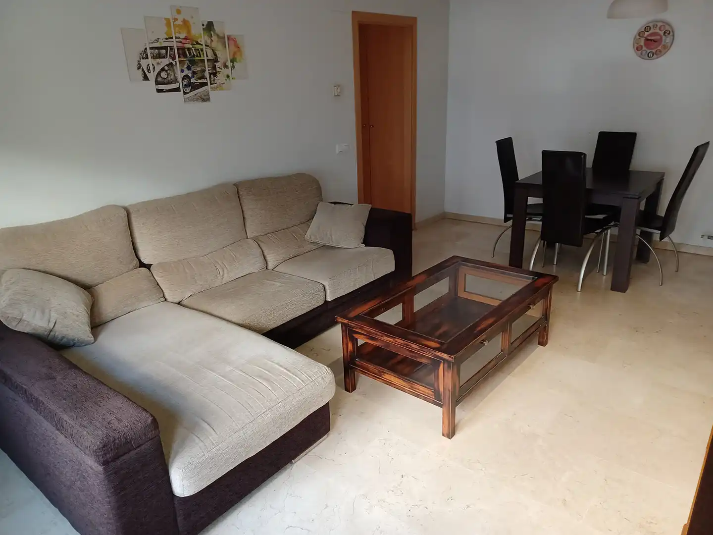 Sala de estar de Planta baja en venta en Figueres con Calefacción, Trastero y Amueblado