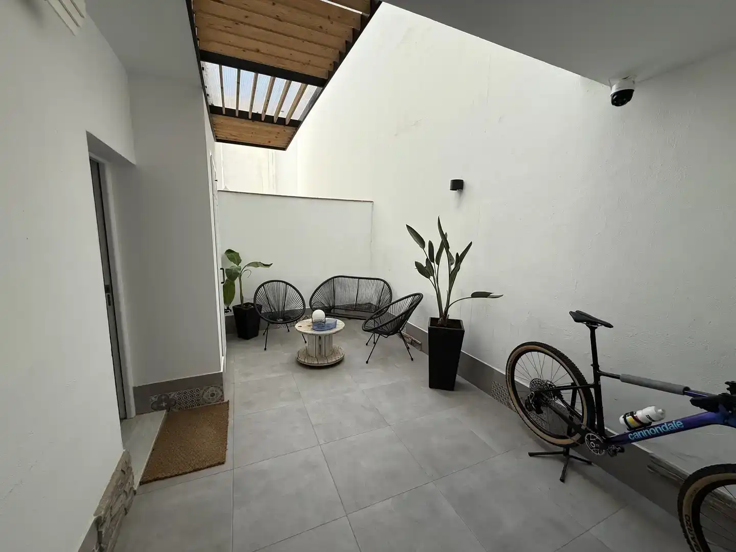 Terrasse von Einfamilien-Reihenhaus zum Verkauf in Utrera mit Klimaanlage