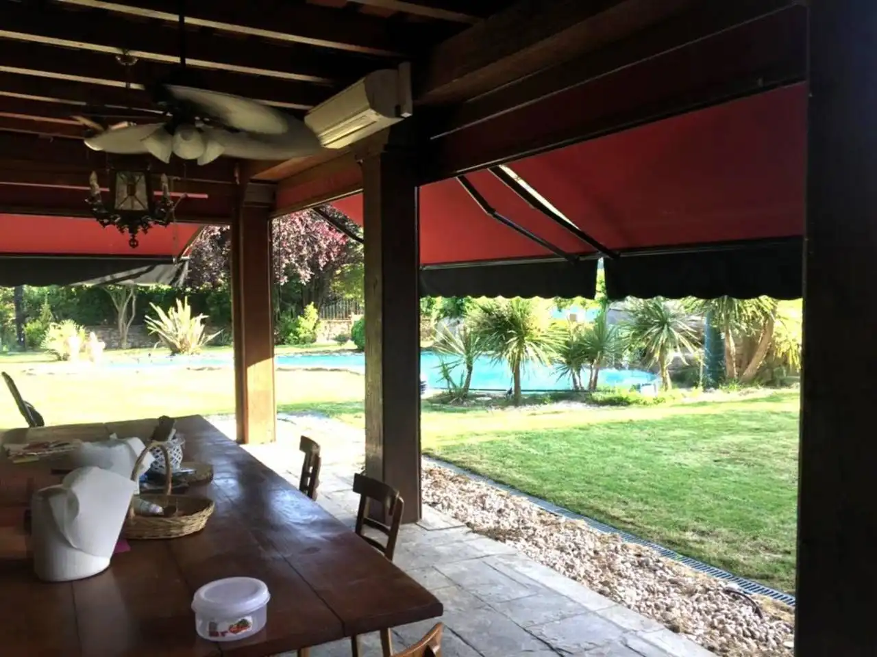 Terrassa de Casa adosada en venda en Argelaguer amb Jardí privat i Piscina