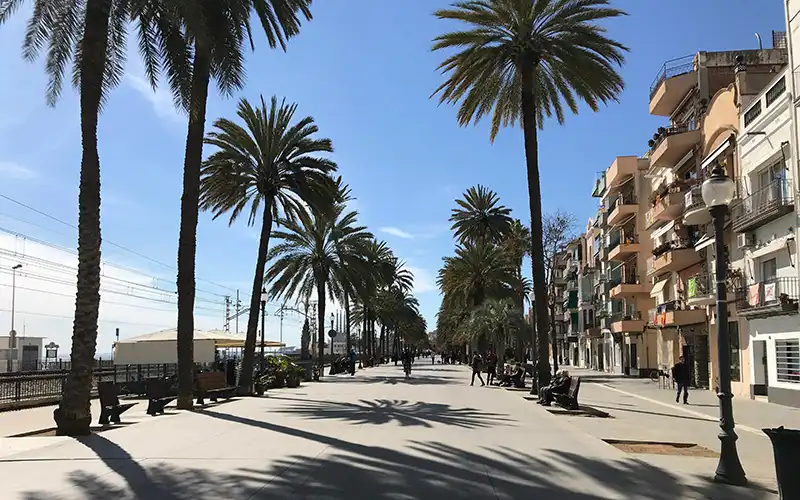Vista exterior de Dúplex en venda en Badalona amb Aire condicionat, Calefacció i Terrassa
