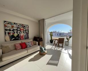 Living room of Apartment to rent in Santa Eulària des Riu  with Air Conditioner, Terrace and Swimming Pool