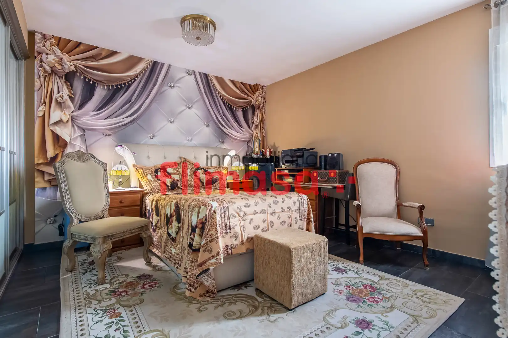 Bedroom of Houses for sale in Villaviciosa de Odón  with Air Conditioner, Heating and Private garden
