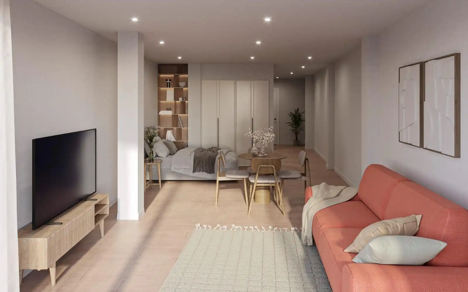 Sala d'estar de Loft en venda en Moncada