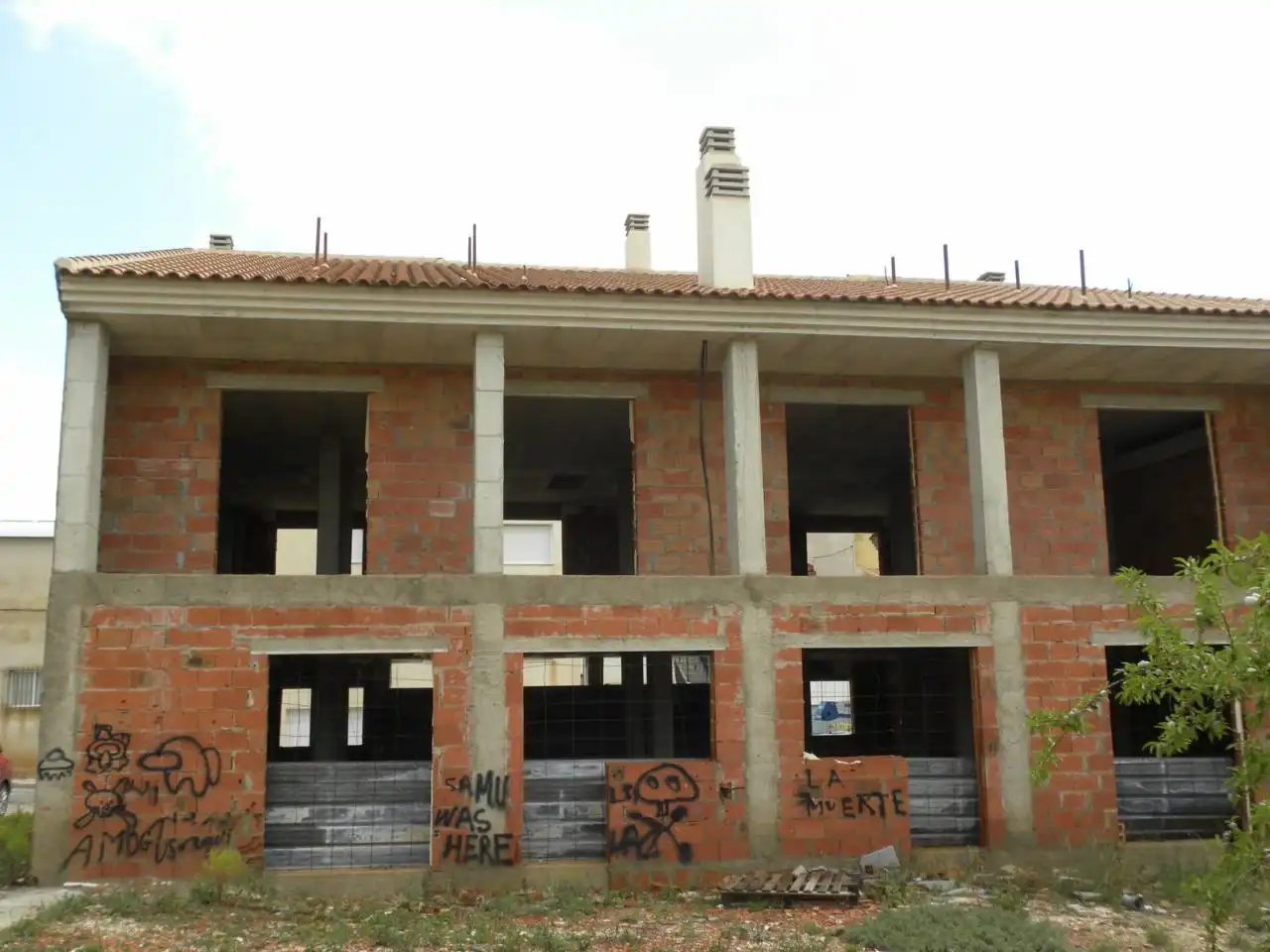 Vista exterior de Dúplex en venta en Caravaca de la Cruz con Balcón