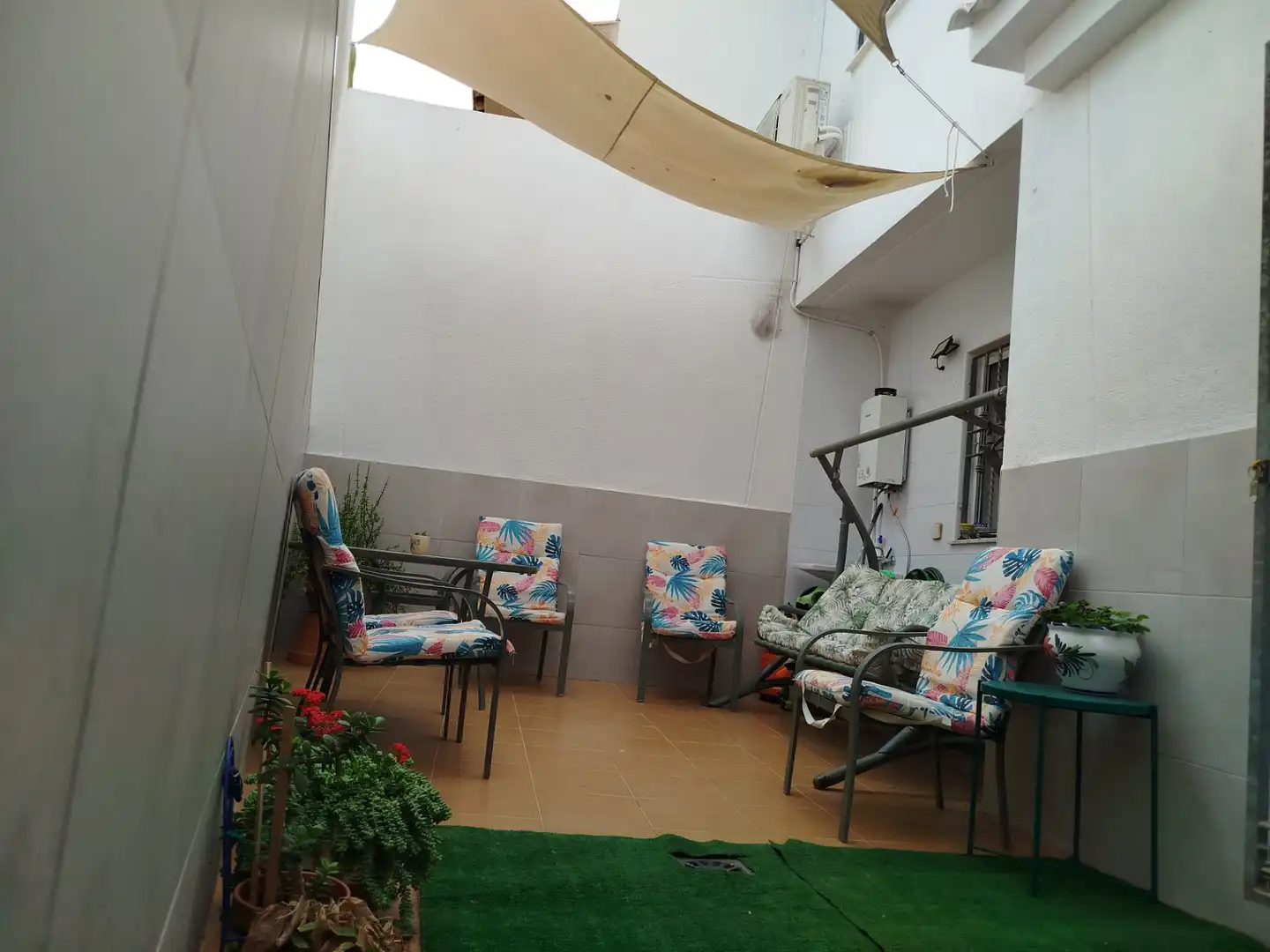 Terraza de Casa adosada en venta en Cartagena con Aire acondicionado, Calefacción y Jardín privado