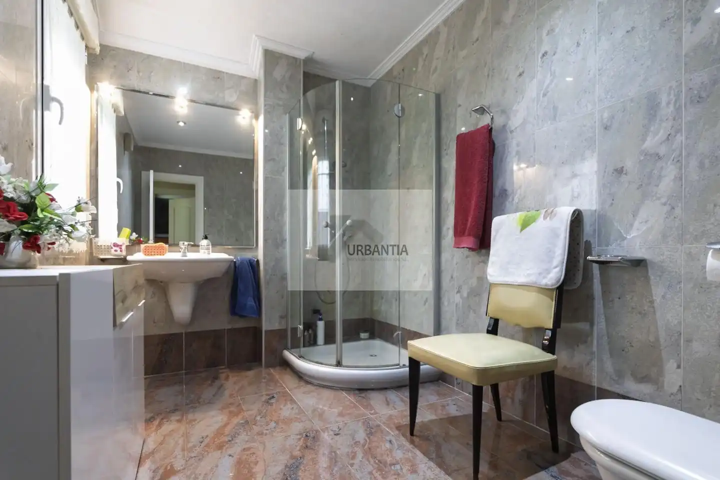 Baño de Casa o chalet en venta en Berrioplano / Berriobeiti con Aire acondicionado, Calefacción y Jardín privado