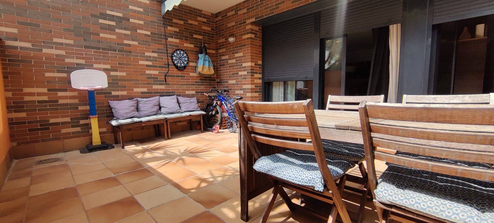Terrace of Flat for sale in Sabadell  with Air Conditioner, Storage room and Oven