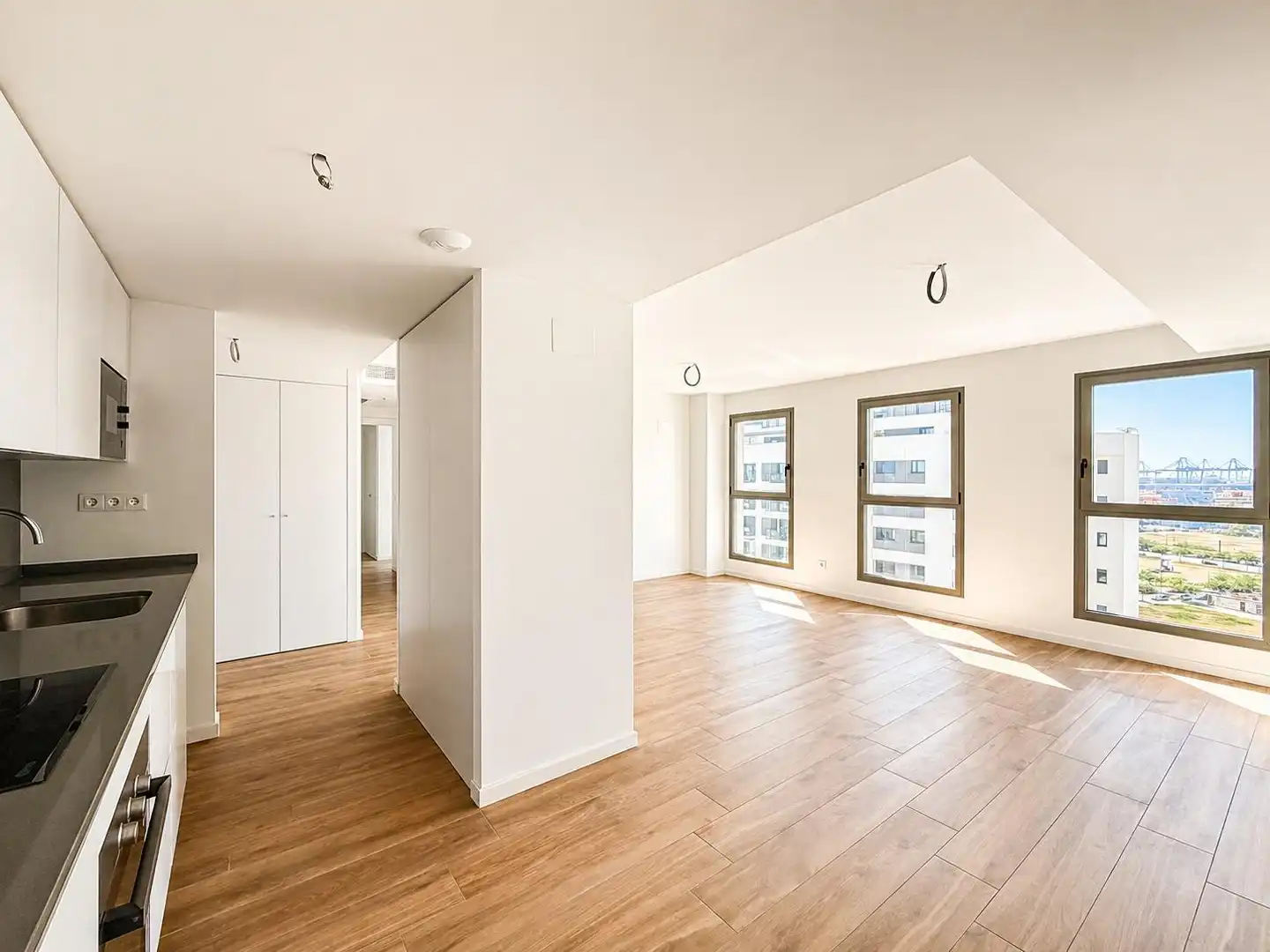 Living room of Flat for sale in  Valencia Capital  with Air Conditioner and Community pool