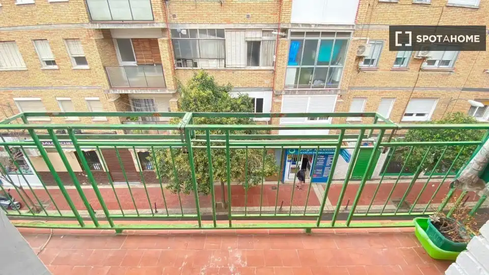 Terraza de Piso de alquiler en Madrid con Aire acondicionado, Calefacción y Amueblado