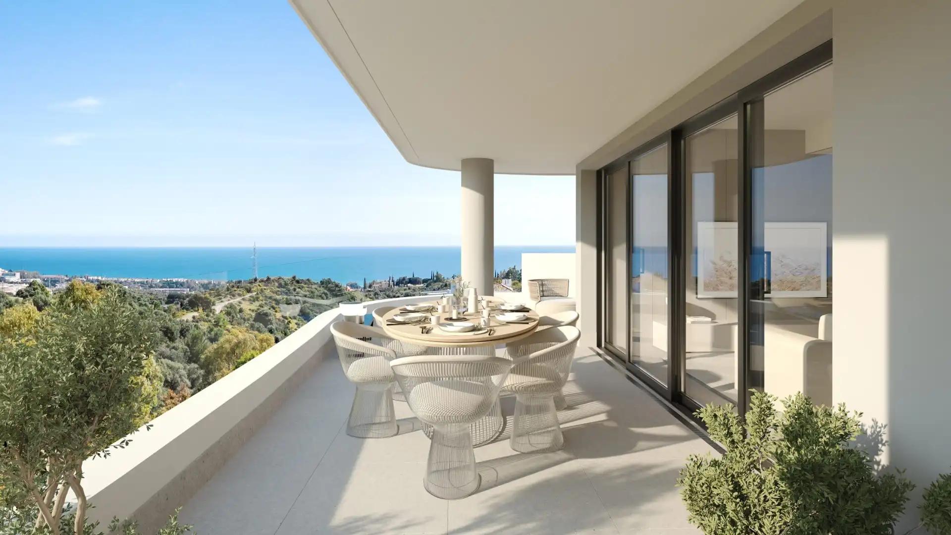 Terraza de Apartamento en venta en Marbella con Aire acondicionado, Terraza y Trastero