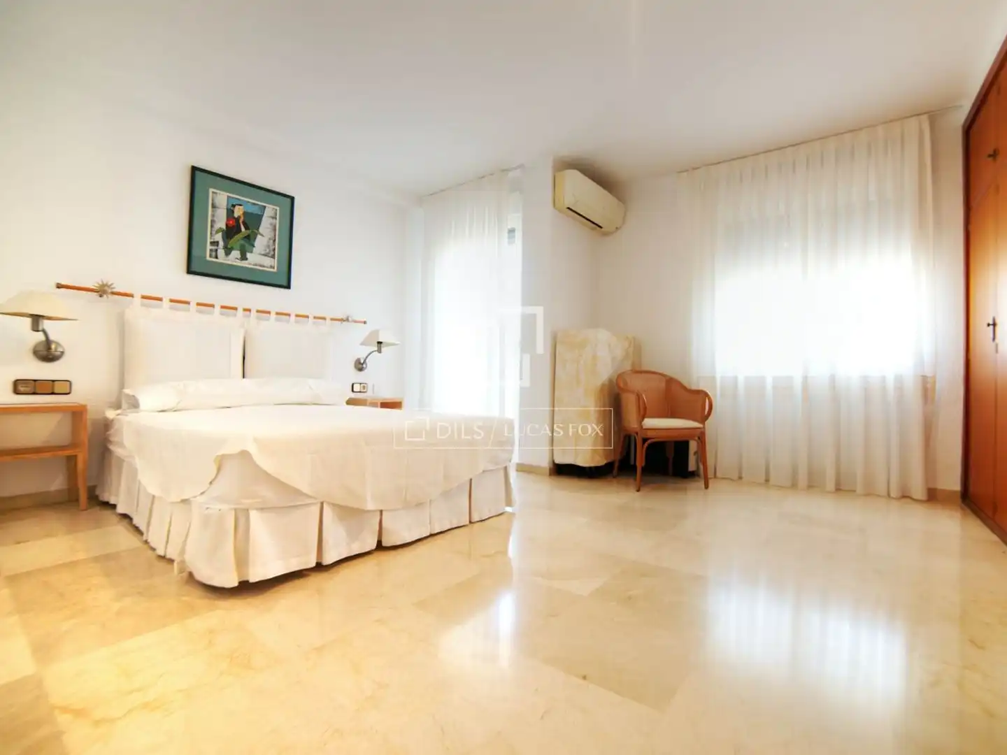 Bedroom of Flat for sale in Eivissa  with Air Conditioner and Balcony
