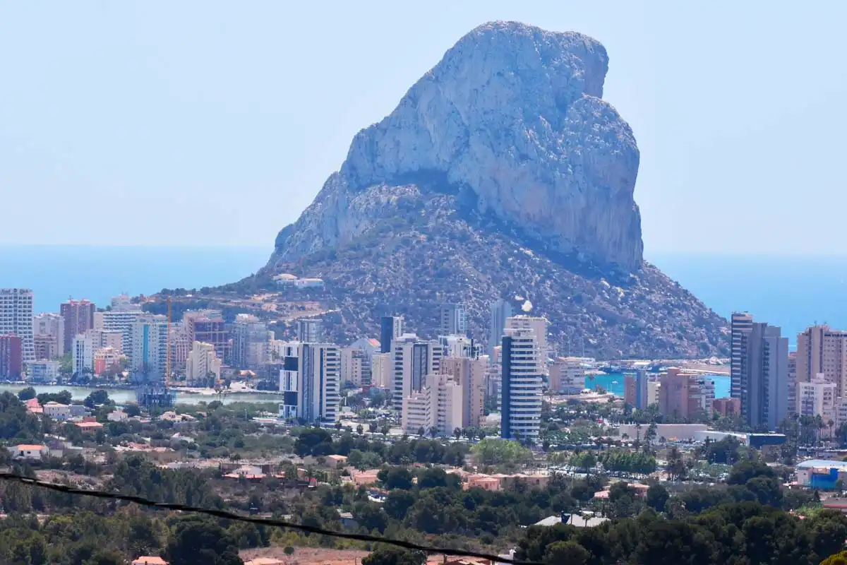 Vista exterior de Casa o chalet en venta en Calpe / Calp con Aire acondicionado, Jardín privado y Terraza