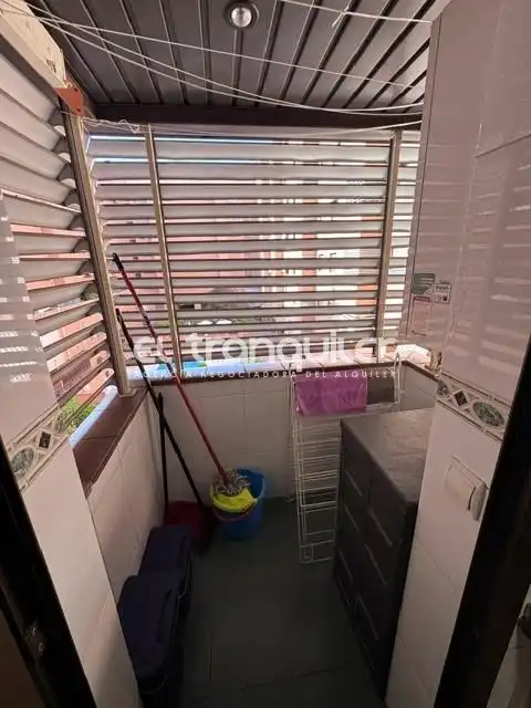 Balcony of Flat for rent in Madrid  with Air Conditioner, Swimming Pool and Furnished