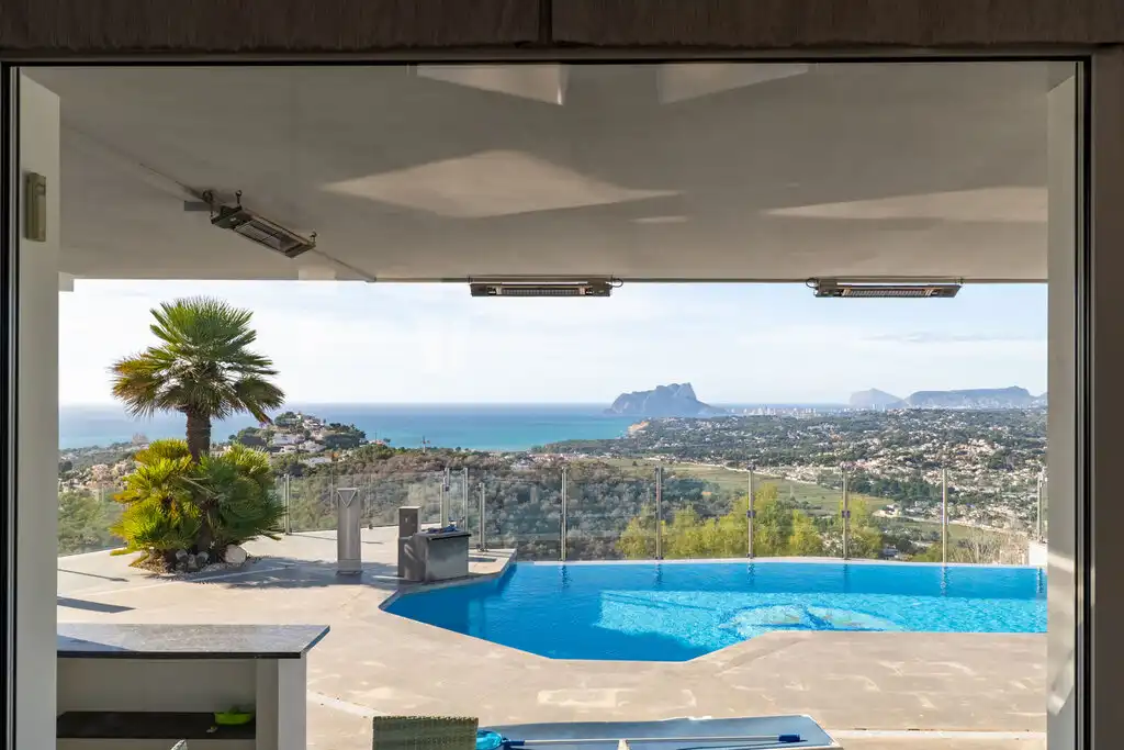 Swimming pool of Houses for sale in Moraira  with Private garden and Swimming Pool