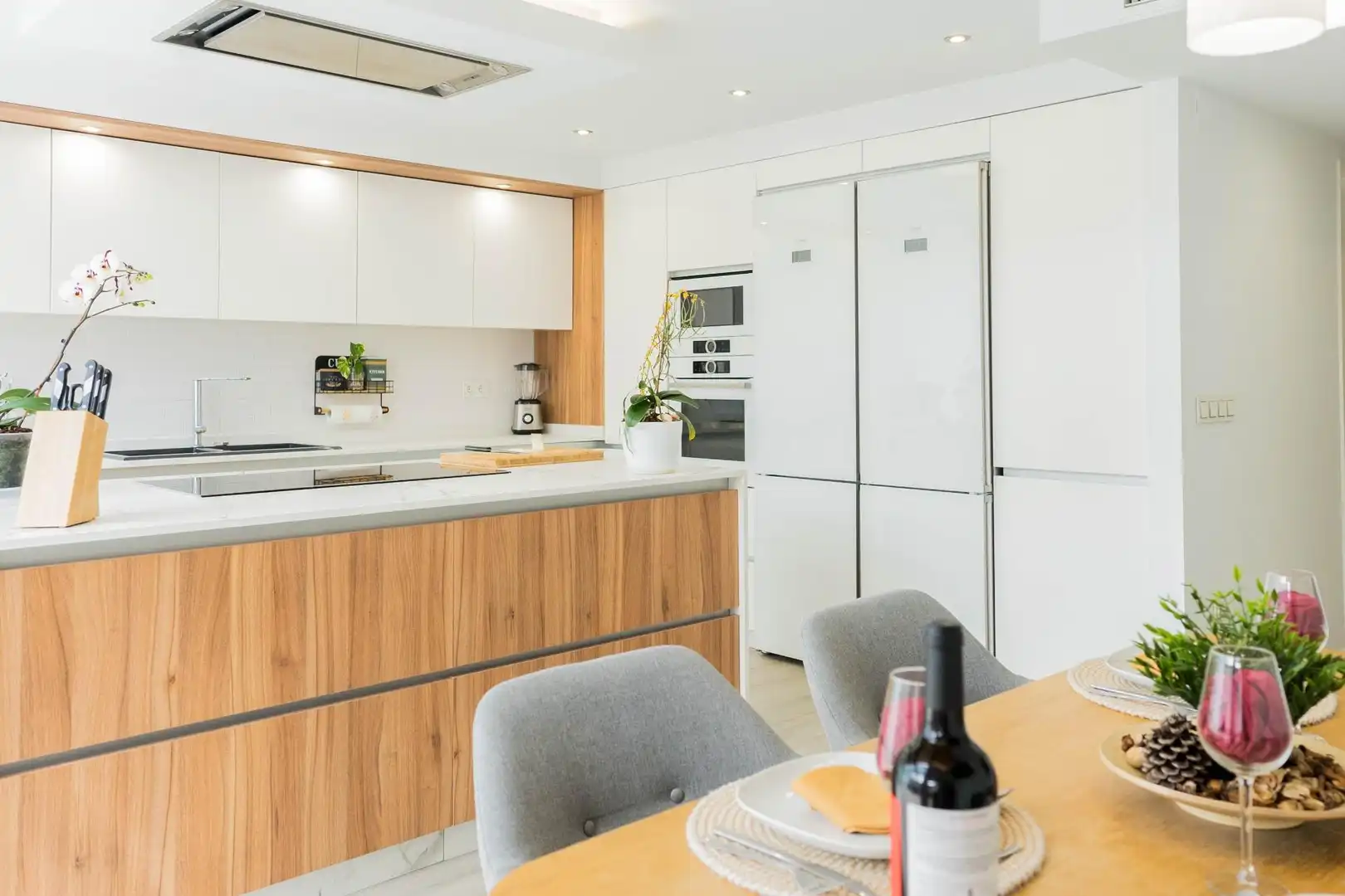 Kitchen of Houses for sale in Málaga  with Air Conditioner, Heating and Terrace