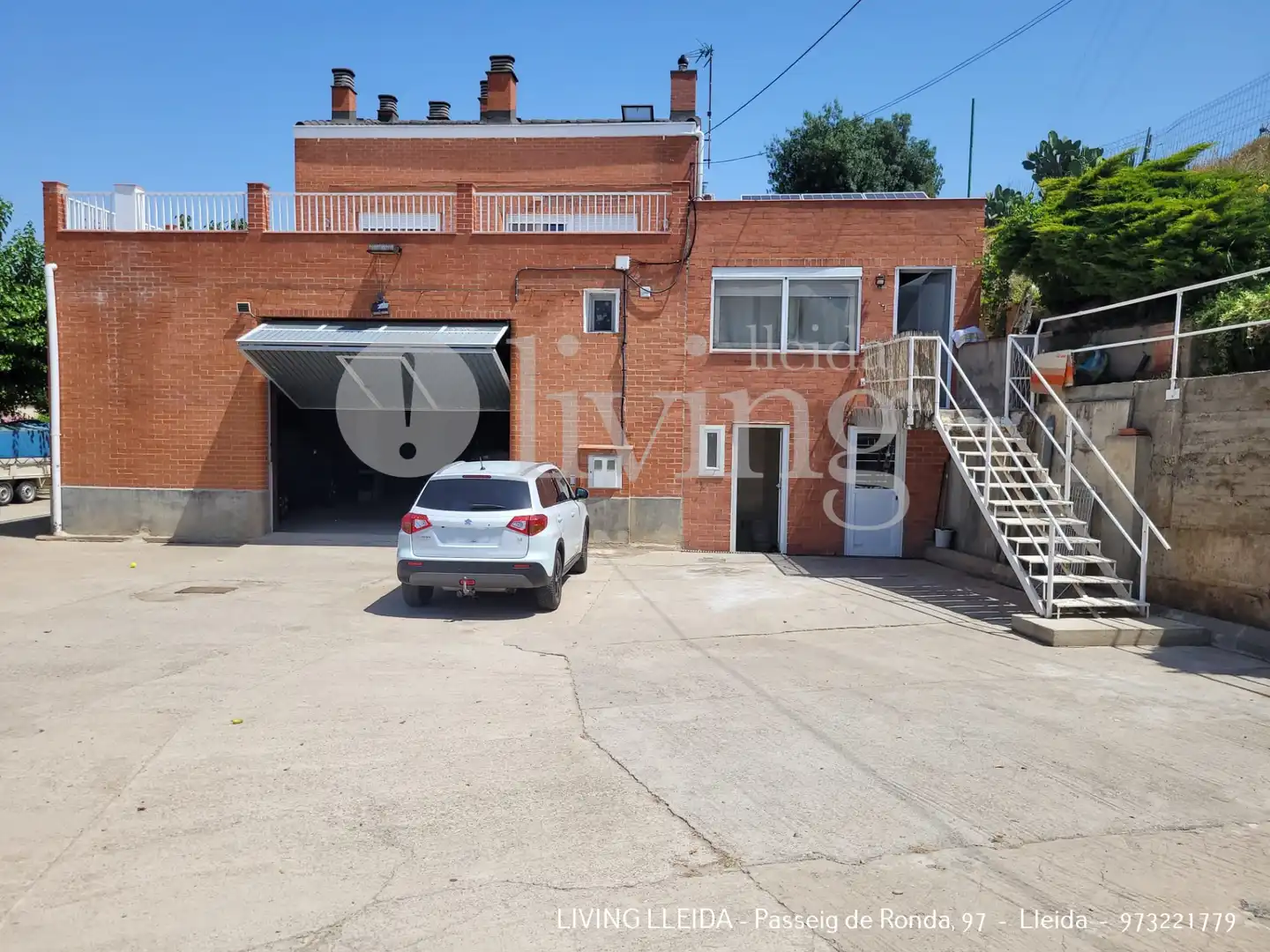 Vista exterior de Casa o xalet en venda en Lleida amb Aire condicionat, Calefacció i Jardí privat