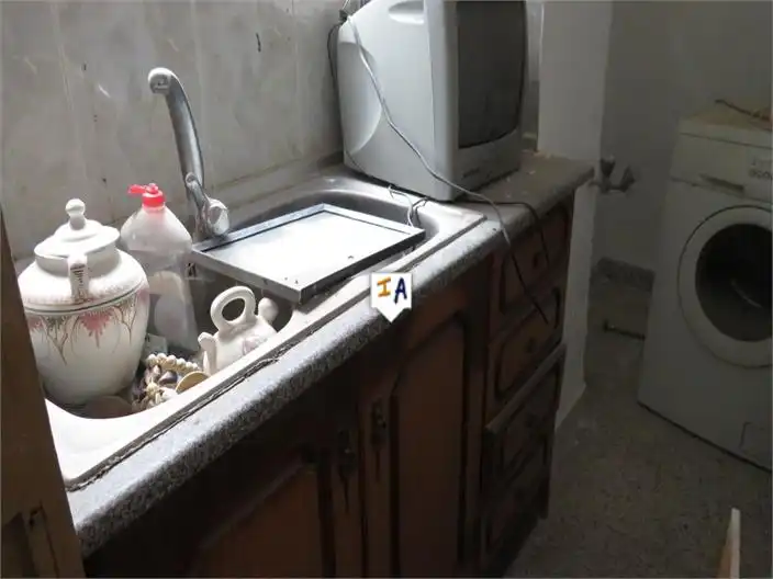 Cuina de Casa adosada en venda en Alcaudete amb Terrassa