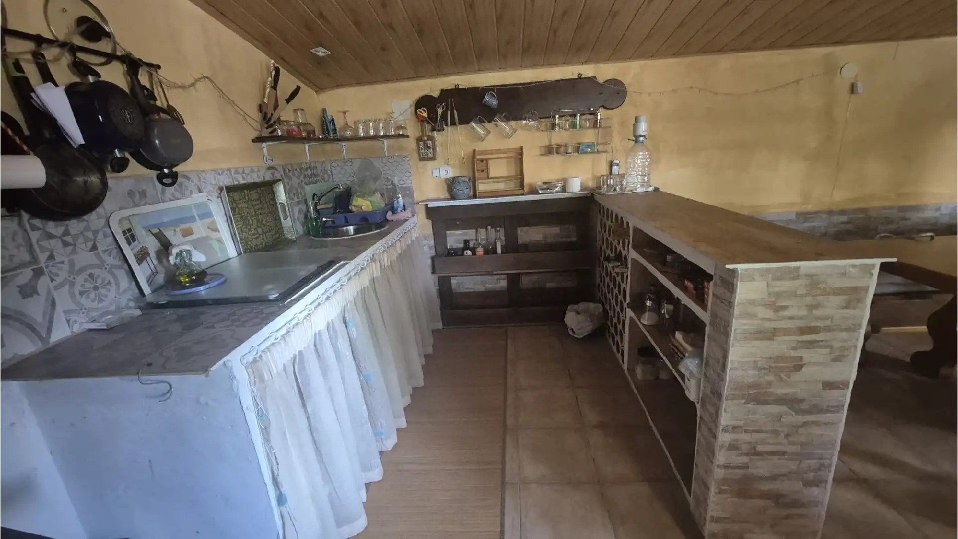 Kitchen of Houses for sale in Villamuriel de Cerrato  with Heating, Private garden and Swimming Pool