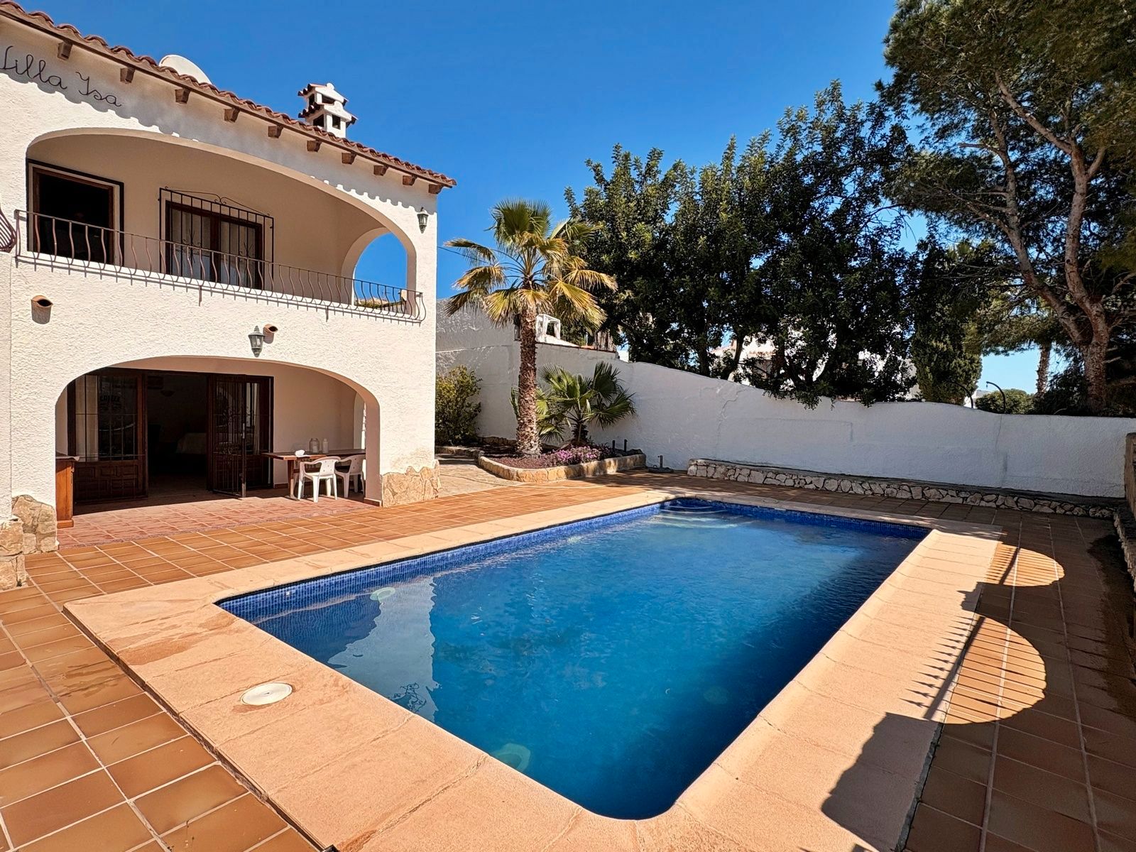Piscina de Casa o xalet en venda en Moraira amb Aire condicionat, Terrassa i Traster