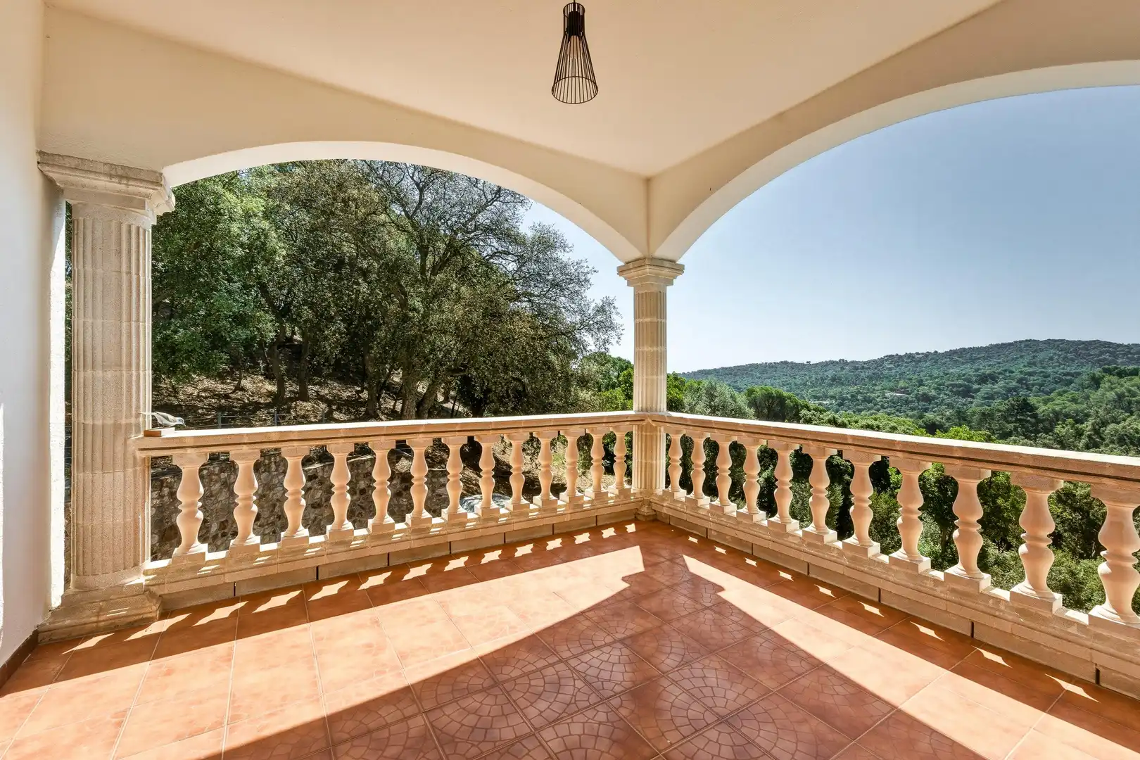 Terrasse von Country house zur Miete in Tossa de Mar mit Privatgarten, Alarm und Gemeinschaftspool