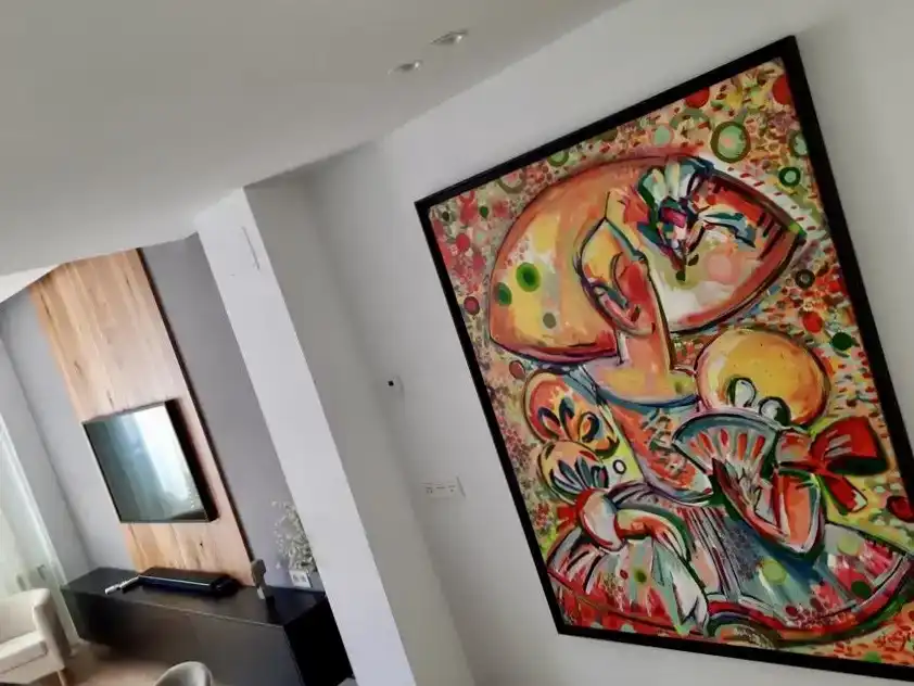 Sala d'estar de Pis en venda en  Sevilla Capital amb Aire condicionat, Piscina i Balcó