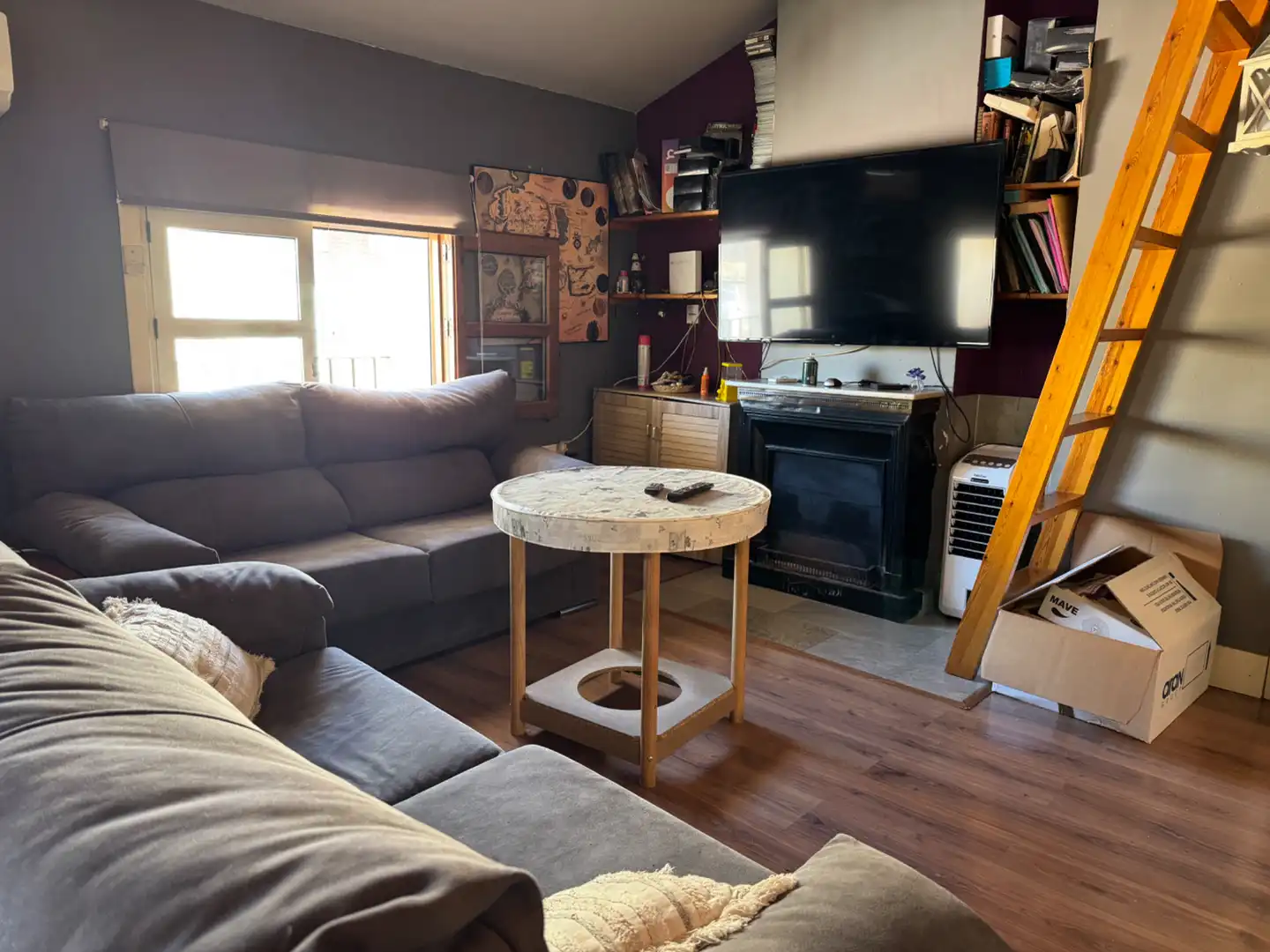 Sala de estar de Apartamento en venta en Cehegín con Aire acondicionado, Calefacción y Parquet