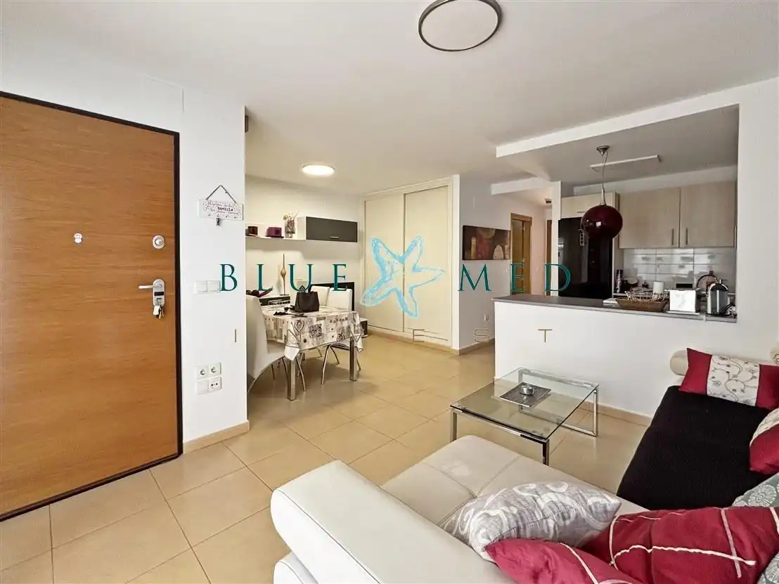 Sala de estar de Apartamento en venta en Alhama de Murcia con Aire acondicionado, Jardín privado y Terraza