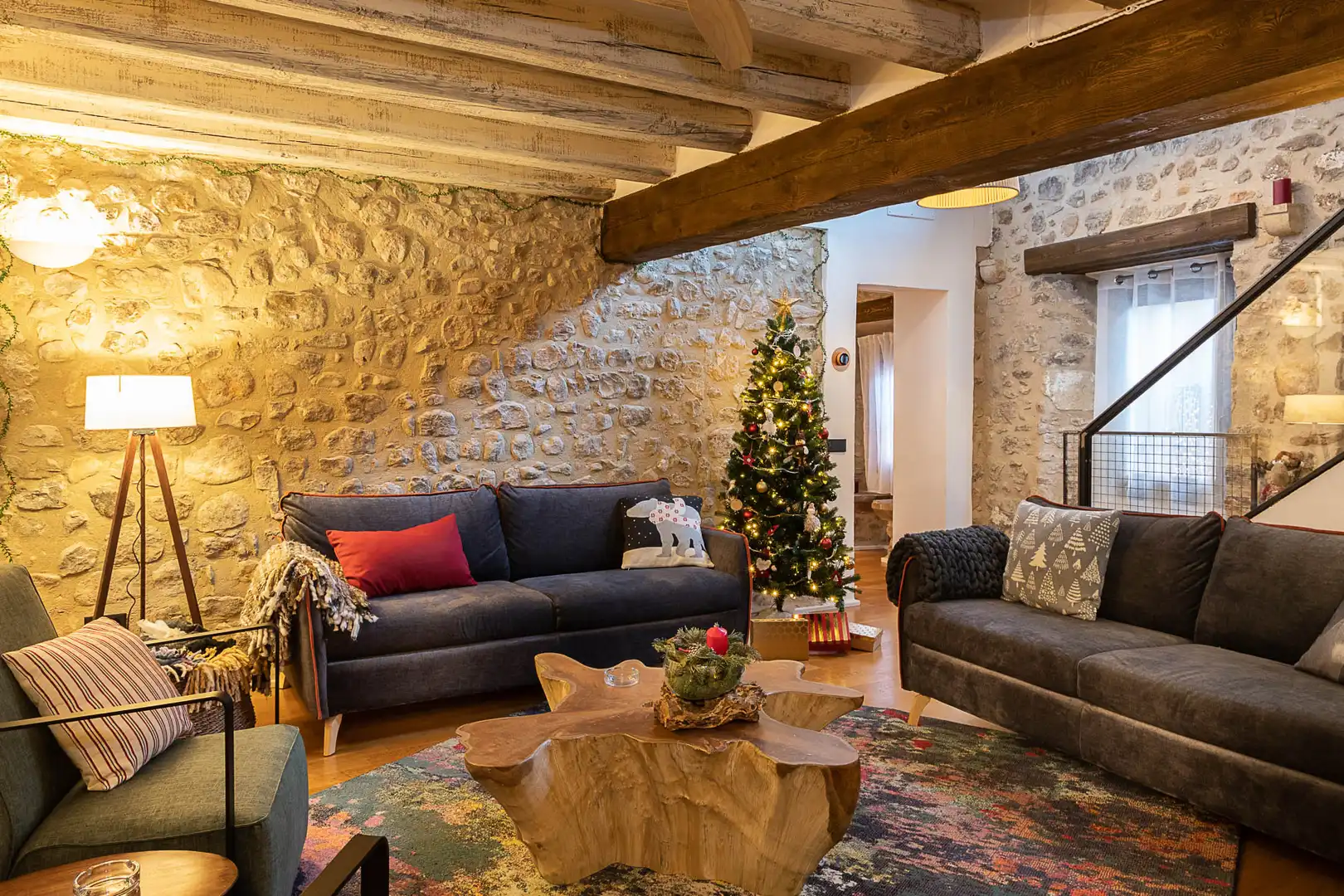 Sala de estar de Finca rústica en venta en Cistella con Aire acondicionado, Calefacción y Jardín privado