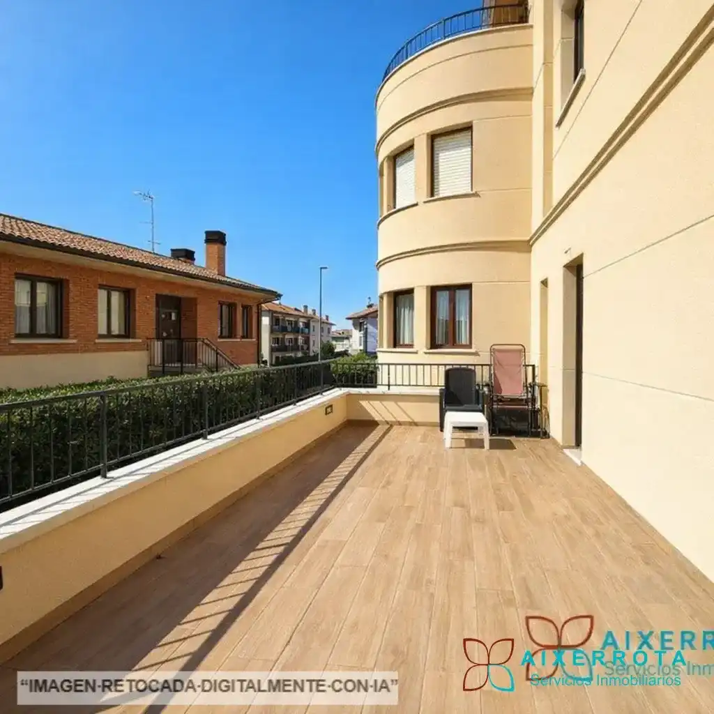 Terrasse von Wohnung zum Verkauf in Getxo  mit Heizung, Privatgarten und Terrasse