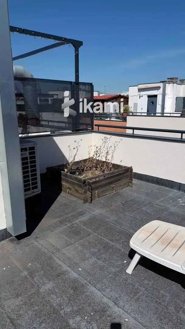 Terrasse von Dachboden zur Miete in Madrid mit Klimaanlage, Heizung und Terrasse
