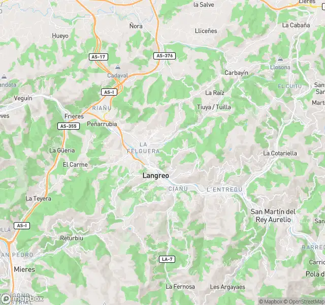 Exterior view of Flat for sale in Langreo