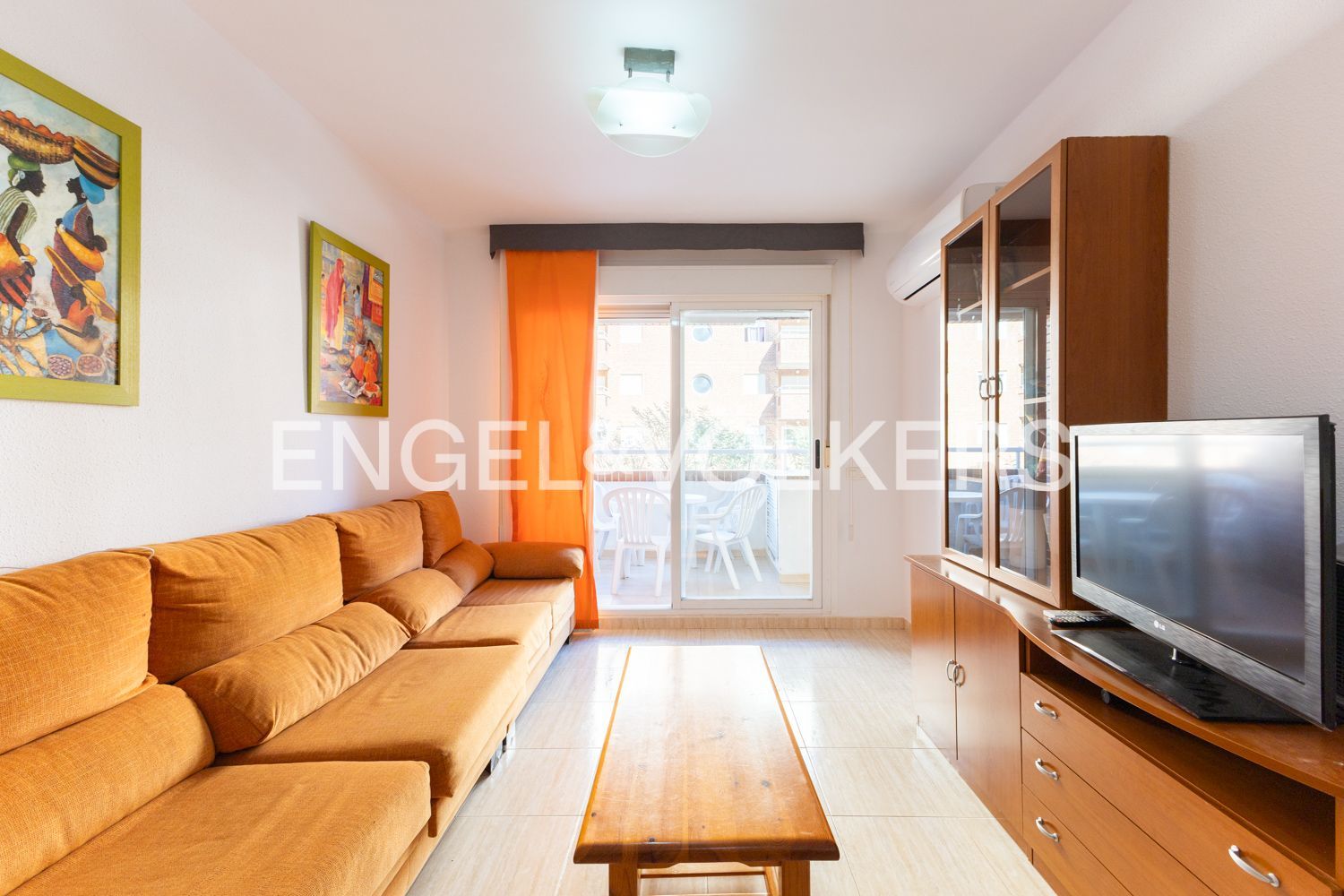 Living room of Flat for sale in Oropesa del Mar / Orpesa  with Air Conditioner, Heating and Swimming Pool