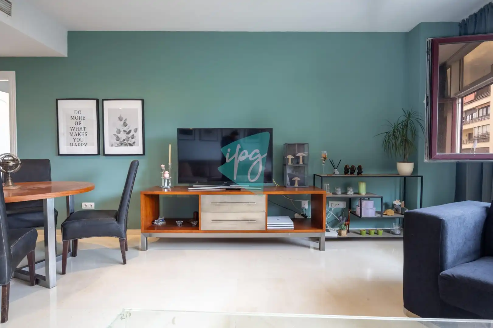 Sala de estar de Apartamento de alquiler en Estepona con Aire acondicionado, Calefacción y Amueblado